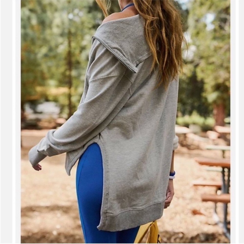 Free People FP Movement Baseline Zip-Up Knit Jacket